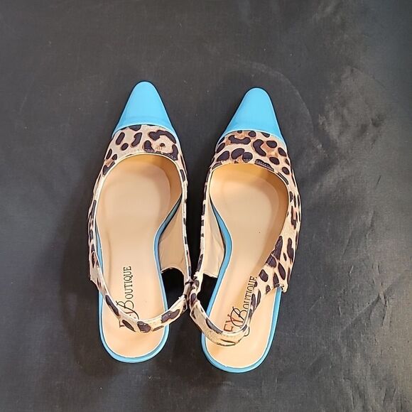 BRAND NEW WILD ABOUT COLOR SLINGBACK BY EY BOUTIQUE STYLISH SLINGBACKS SHOES - Picture 6 of 14
